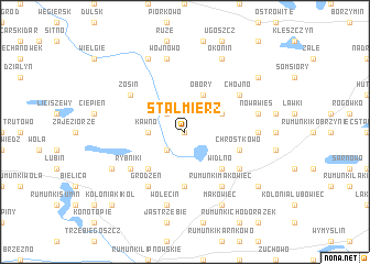 map of Stalmierz