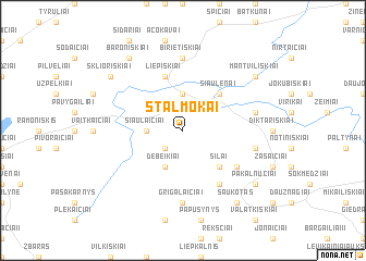 map of Stalmokai