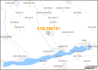 map of Stalʼnovtsy