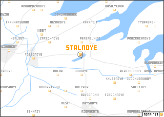 map of Stalʼnoye