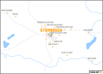 map of Stambaugh