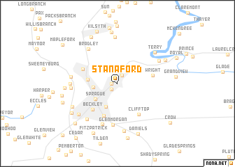 map of Stanaford