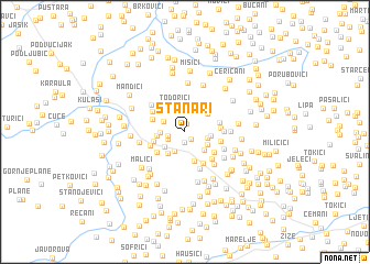 map of Stanari