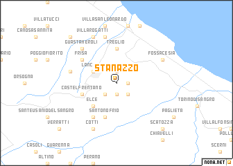 map of Stanazzo