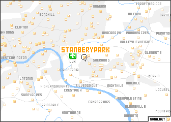 map of Stanbery Park