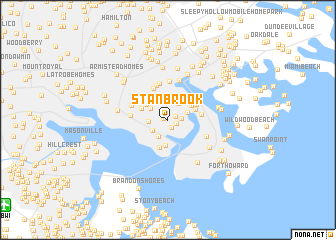 map of Stanbrook