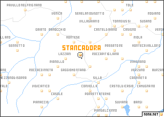map of Stancadora