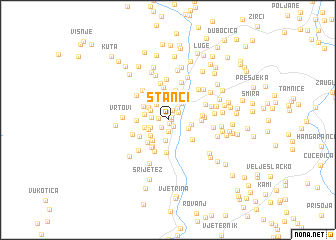 map of Stanci