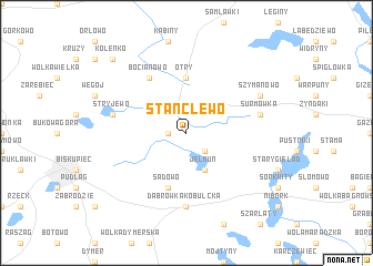 map of Stanclewo