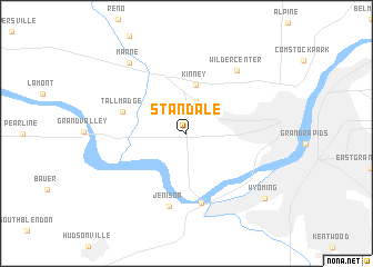 map of Standale