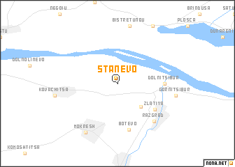 map of Stanevo