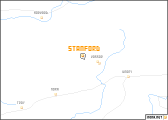 map of Stanford