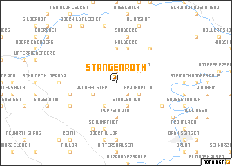 map of Stangenroth
