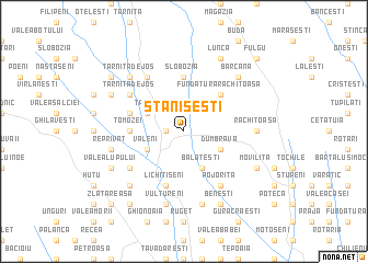 map of Stănişeşti