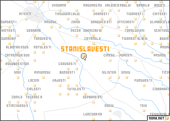 map of Stănislăveşti