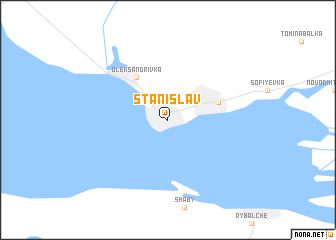 map of Stanislav