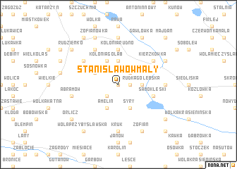 map of Stanisławów Mały