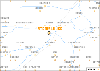 map of Stanisluvka