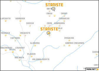 map of Stănişte