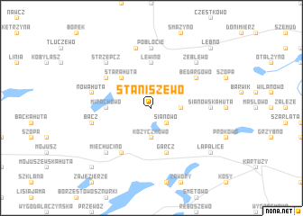 map of Staniszewo