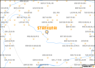 map of Stankūnai