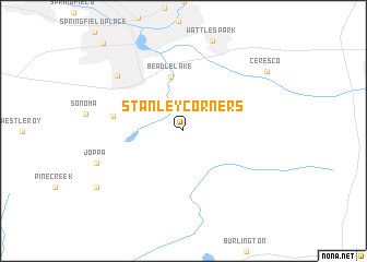 map of Stanley Corners