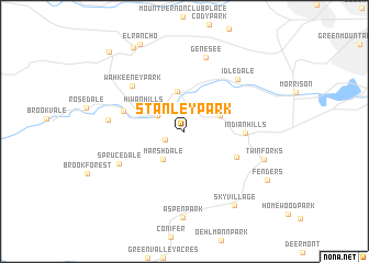 map of Stanley Park