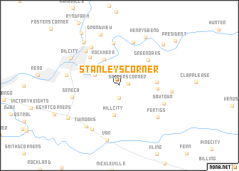 map of Stanleys Corner