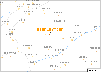 map of Stanleytown