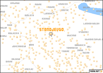 map of Stanojev Do