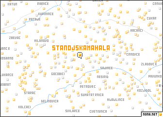 map of Stanojska Mahala