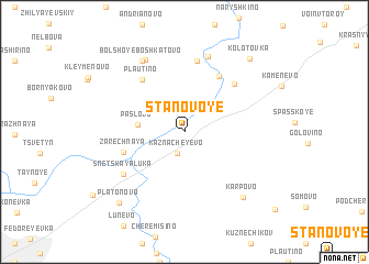 map of Stanovoye
