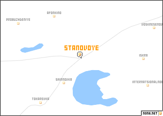 map of Stanovoye