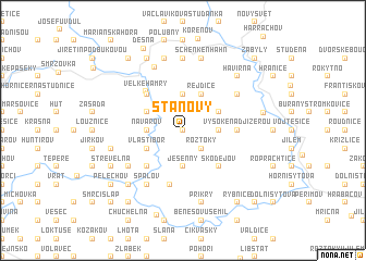 map of Stanový