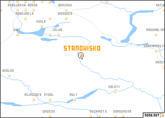 map of Stanowisko