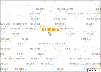 map of Stánské