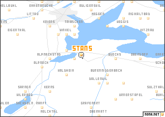 map of Stans