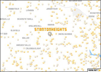 map of Stanton Heights