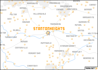 map of Stanton Heights