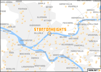 map of Stanton Heights