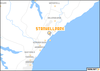 map of Stanwell Park