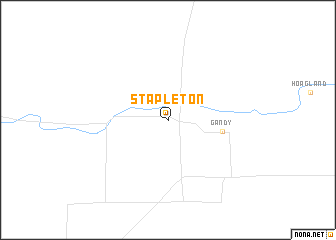 map of Stapleton