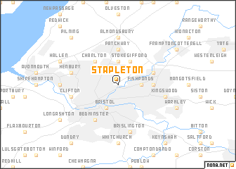 map of Stapleton