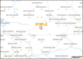 map of Staple