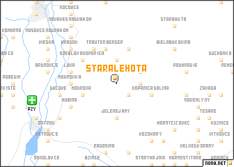 map of Stará Lehota