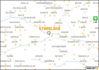 map of Stara Loka