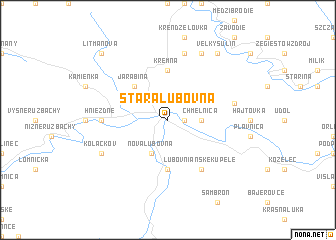 map of Stará ľubovňa