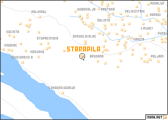 map of Stara Pila