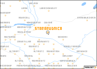 map of Stara Rudnica