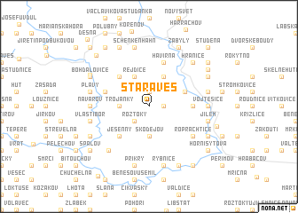 map of Stará Ves